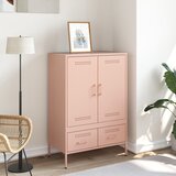 Visoka komoda ružičasta 68x39x101,5cm od čelika | Eponuda.com