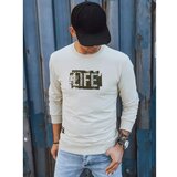 DStreet Beige sweatshirt with print BX5361 | Shoptok.si