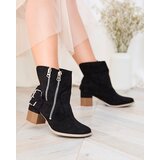 Resti Decorated heeled boots in black Zerta | ePonuda.com
