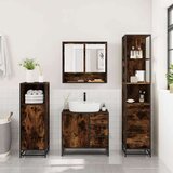  3-dijelni set kupaonskog namještaja boja hrasta drveni | shoptok.hr