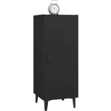  Komoda črna 34,5x34x90 cm konstruiran les, (20654137) | Shoptok.si