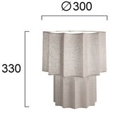  Stona lampa WAVY 1xE27/14W/230V siva | Eponuda.com