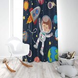  Dečiji draper kosmonaut u svemiru (jedno krilo) - 140x250cm, D-006 | ePonuda.com