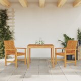 vidaXL 3-delni set jedilnice iz trdnega akacijevega lesa | Shoptok.si