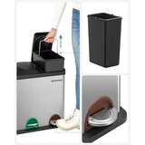Songmics Koš za smeti 3x 15 L, srebrn | Shoptok.si