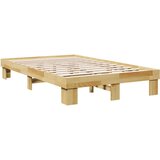 vidaXL Okvir kreveta bez madraca 120x200 cm puno drvo hrast | shoptok.hr