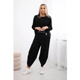 Kesi Set Punto Milano winter sweatshirt + pants black | ePonuda.com
