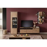 Livetastic DNEVNI REGAL, antracit, barve hrasta | Shoptok.si