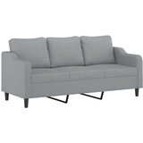  2-dijelni set sofa s jastucima svjetlosivi od tkanine | shoptok.hr