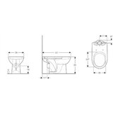 Geberit MONOBLOK SELNOVA BALTIK RIMLESS KOMPLET SA SOFT-CLOSE DASKOM GEBERIT | ePonuda.com