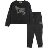 Leone 1947 Trenirka komplet Girl Tracksuits Nature Črna Cene