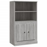 Maison Chic Visoka omara - Komoda - Predalnik siva sonoma 60x35,5x103,5 cm inženirski les, (21719977) Cene