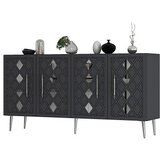 Hanah home komoda dome KB150 anthracite silver | ePonuda.com