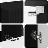  Set TV komoda 6 kom. Crna Konstruirano drvo | shoptok.hr