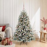  Umjetno božićno drvce s kuglicama 120 cm 150 LED lampica | shoptok.hr