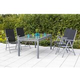Gardenson Set Zložljivih Vrtnih Stolov Amalfi, 2 Kos, Črna | Shoptok.si