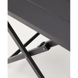 Kave Home Kovinska vrtna jedilna miza 70x140 cm Torreta - | Shoptok.si