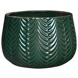  Okrasni lonec Flora (Temno zelena, Ø x V: 42 x 27 cm) | Shoptok.si