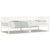  Dnevni ležaj bijeli 90 x 200 cm od masivne borovine | shoptok.hr