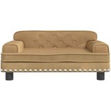  Dječja fotelja smeđa 70 x 45 x 30 cm baršunasta | shoptok.hr
