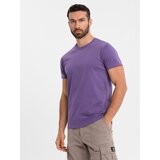 Ombre Men's classic cotton BASIC T-shirt - purple | shoptok.hr