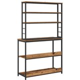 vidaXL Kuhinjska polica Staro drvo 100 x 40 x 168 cm Konstruirano drvo | shoptok.hr