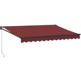 Maison Chic Ročno zložljiva tenda - Senčniki bordo 350x250 cm, (22038473) | Shoptok.si