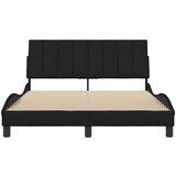 vidaXL Okvir kreveta bez madraca crni 120 x 200 cm od tkanine | shoptok.hr