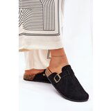 Boto Ladies Slippers and On Platform With Buckle Black Selio | Shoptok.si