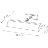Elstead WINCHFIELD-PLM-AB-OAK - Svetlo za slike WINCHFIELD 2xE14/40W/230V hrast | Eponuda.com