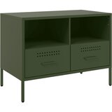Maison Chic TV omarica - TV enota - Televizijska omarica olivno zelena 68x39x50,5 cm jeklo, (21698670) Cene