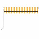  Automatska tenda sa senzorom LED 350x250 cm žuto-bijela | Eponuda.com