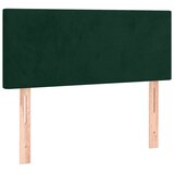 Box spring krevet s madracem tamnozeleni 90x200 cm baršunasti | Eponuda.ba