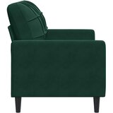 Dvosjed tamnozeleni 120 cm baršunasti | shoptok.hr