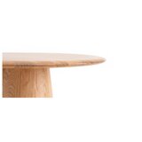 Gazzda Okrogla mizica iz masivnega hrasta v naravni barvi ø 80 cm Mushroom – | Shoptok.si