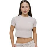 GymBeam ženska majica agile cropped desert | ePonuda.com