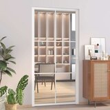  Unutarnja vrata 102 5x201 5 cm bijela od ESG stakla i aluminija | shoptok.hr