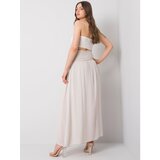 Fashion Hunters OH BELLA Beige long skirt Cene