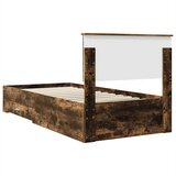 Krevetna konstrukcija s ladicama Dimljeni hrast 90 x 190 cm | shoptok.hr