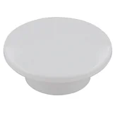 Gumb za pohištvo (Do x Š x V: 47 x 29 x 20 mm, Plastika, Bela)