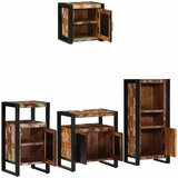  Set namještaja za kupaonicu 4 kom. Višebojno i crno | shoptok.hr