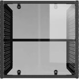  4-dijelni set vrtnih sofa od poliratana s jastucima crni | shoptok.hr