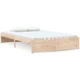  Okvir za krevet od masivnog drva 120 x 190 cm 4FT mali bračni | shoptok.hr