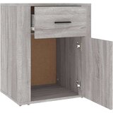  Nočna omarica siva sonoma 50x36x60 cm inženirski les, (20730811) | Shoptok.si