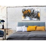  Slika za samostalno slikanje - Black and Yellow Horses 60x40 | shoptok.hr