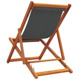  Sklopive stolice za plažu od tkanine 2 kom sive | shoptok.hr