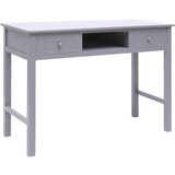 Maison Chic Pisalna miza - Računalniška miza siva 108x45x76 cm trden les pavlovnije, (22080095) Cene