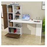 Hanah home domingos - white, walnut whitewalnut study desk | Eponuda.ba