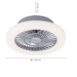 PAUL NEUHAUS Leuchten Direkt 14645-55 - LED svetiljka sa ventilatorom LEONARD LED/27W/230V | Eponuda.com