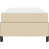  Postelja z vzmetnico Krema in črna 80 x 200 cm | Shoptok.si